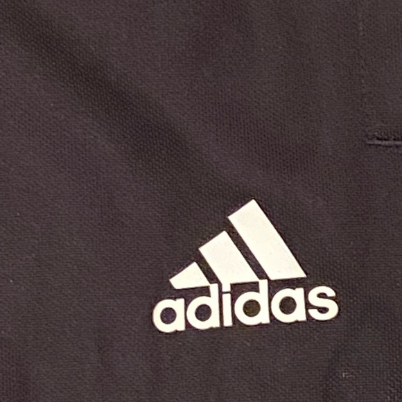 Adidas Womens Climalite Black Track Pants White Stripes / Ankle Zippers/ NWT/ S - Picture 4 of 16